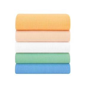 Coloured Cellular Polyester Baby Blanket Range