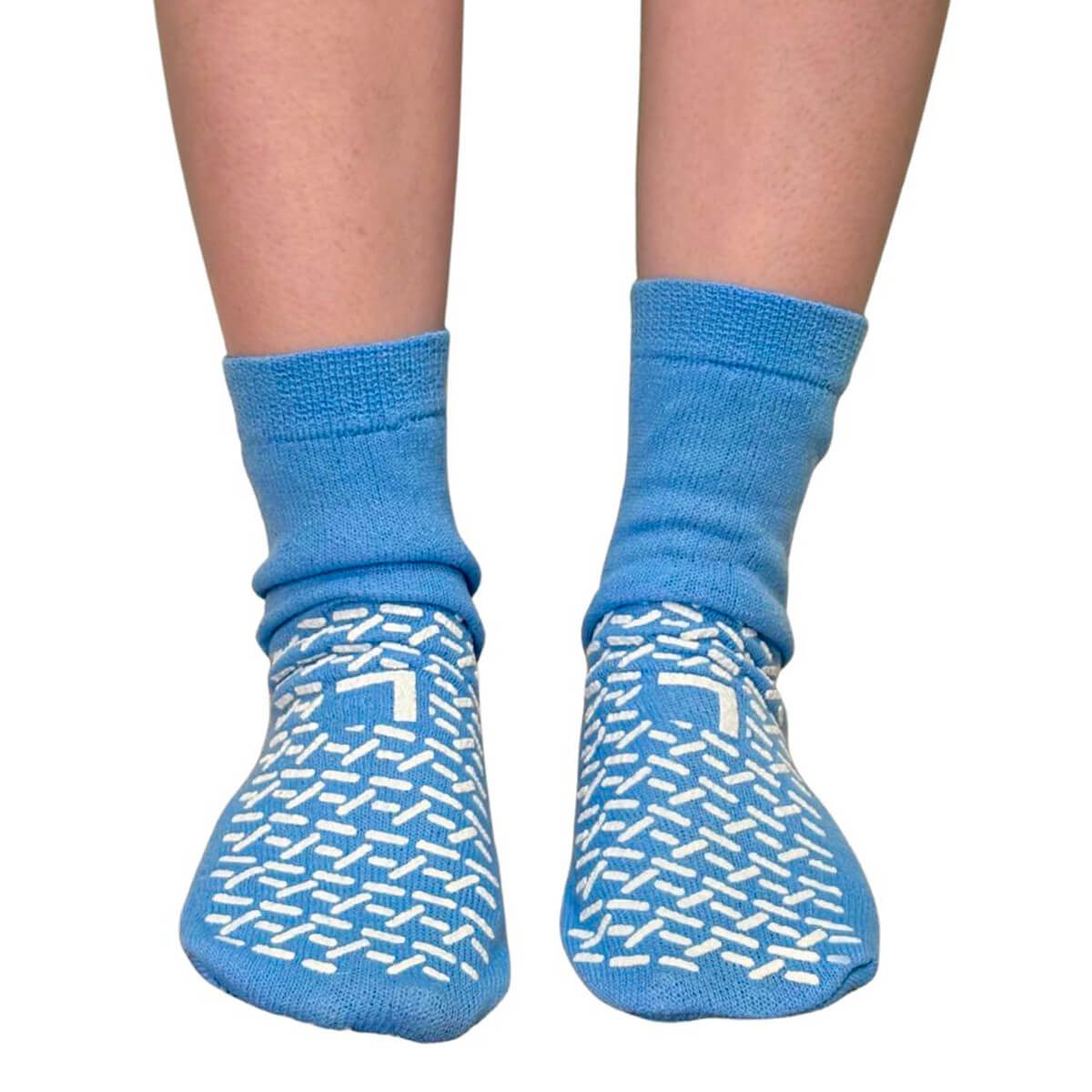 Double Tread Slipper Socks Large (Packs of 5 Pairs) - Image 3