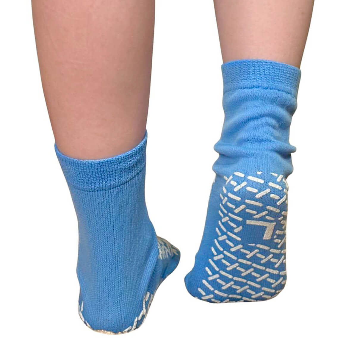 Double Tread Slipper Socks Large (Packs of 5 Pairs) - Image 4