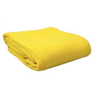 Polyester Cellular Falls Risk Single Bed Blanket