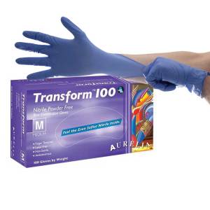 Aurelia® Transform 100 Power-Free Nitrile Examination Gloves