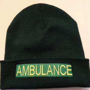 Ambulance Beanie in Dark Green
