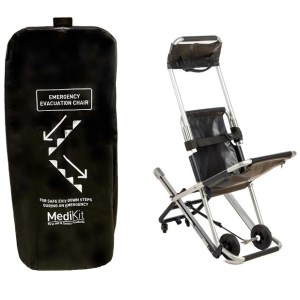 Evacuation Stair Chair c/w Dust Cover & Wall Hanging Bracket