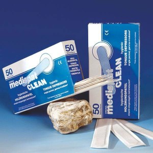 Tongue depressors - 50 pieces - sealed sterile
