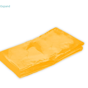 Orange Alginate Bags