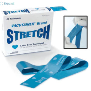 Vacutainer Stretch Disposable Tourniquets (25 PACK)