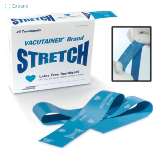 Vacutainer Stretch Disposable Tourniquets (25 PACK)