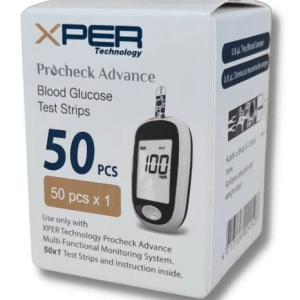 Xper Procheck Advance Blood Glucose Strips, Box of 50DD261
