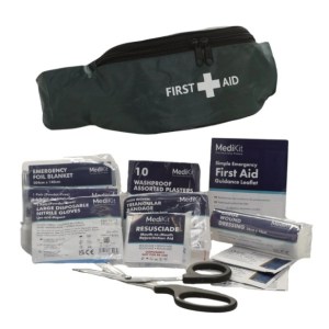 Bum Bag with Zip Lone Worker First aid kit