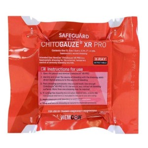 Prometheus ChitoGauze XR Pro Haemostatic Z-Fold Gauze – 10cm x 3.7m – X-Ray Visible