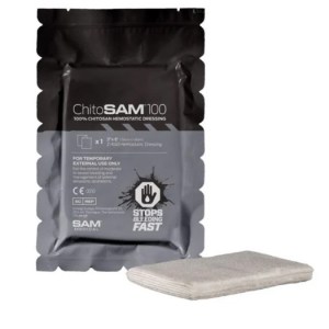 SAM Medical Haemostatic Dressing - ChitoSAM™ 100 - 3in x 6ft Z-Fold Roll