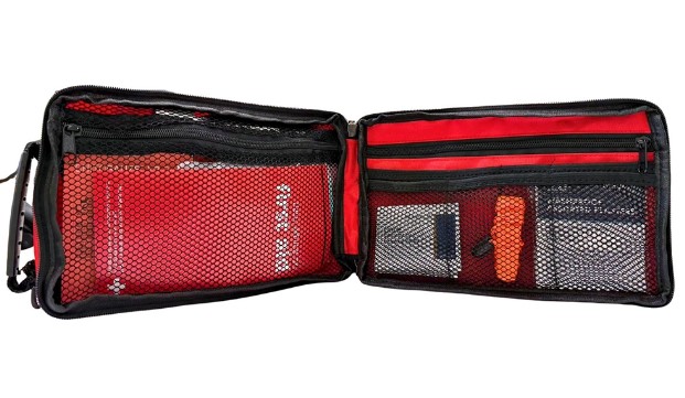Forestry Vehicle First Aid Kit – c/w Advanced Wound Care Content – Red or Green Zip Pouch - Image 2
