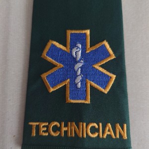 Technician Epaulettes with Star of Life (Pair Set)