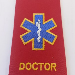 Doctor Epaulettes with Star of Life (Pair Set)