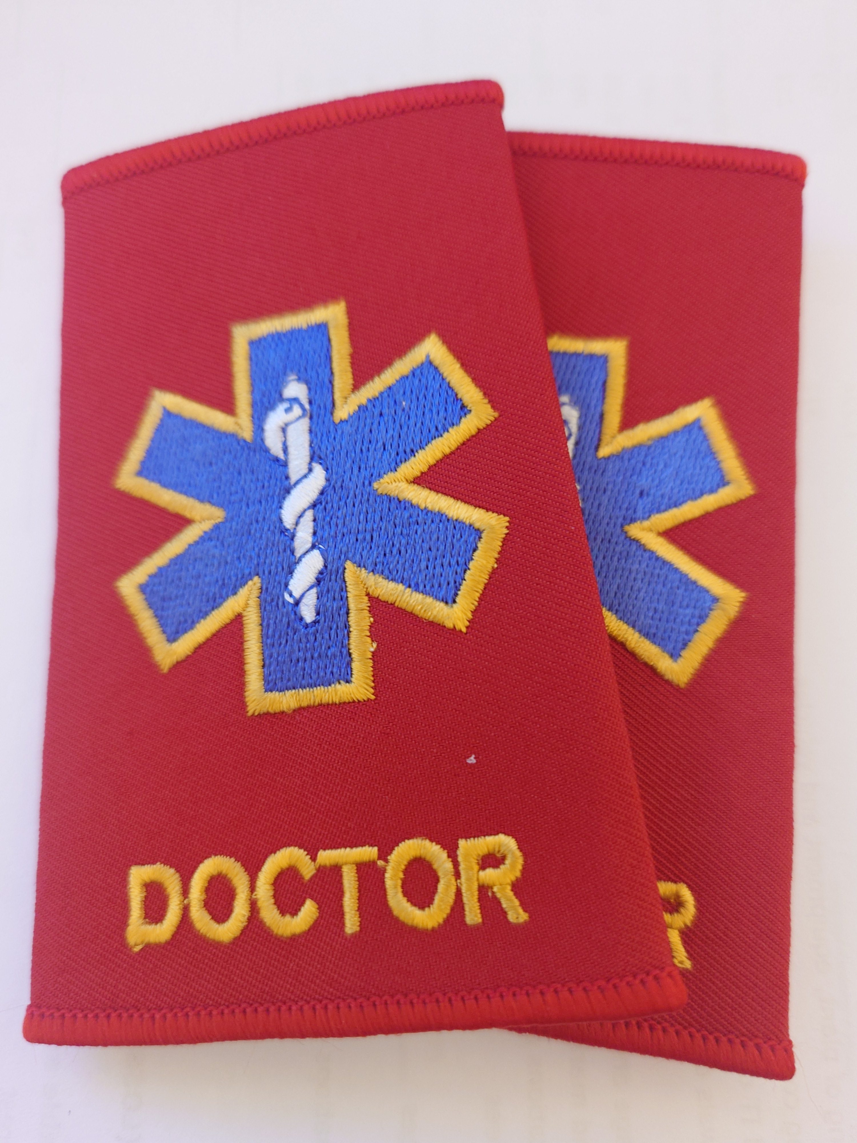 Doctor Epaulettes with Star of Life (Pair Set) - Image 2